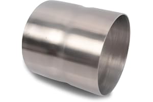 Elifecenter Universal ID 4" Exhaust Coupler Stainless Steel Exhaust Adapter