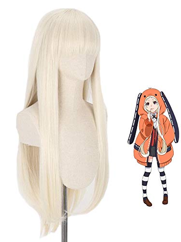 Topcosplay Cosplay Anime Wig Long Straight Beige Wig for Halloween Costume Fancy Dress Party โ image 1