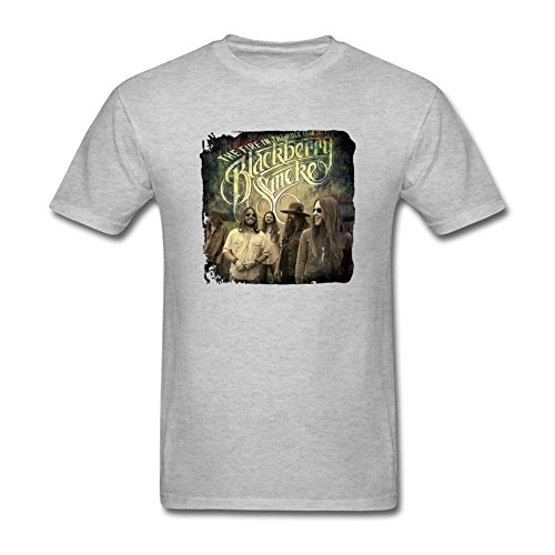 Kettyny Men's Blackberry Smoke Band Design Cotton T Shirt
