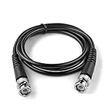 HDView BNC Cable 5 Feet, BNC Patch Cord Wire Cable Jack Plug, RG59 Solid Copper, BNC Male to BNC Male Plug RF Digital Coaxial Jumper Cable Cord for Video Application