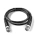 HDView BNC Cable 5 Feet, BNC Patch Cord Wire Cable Jack Plug, RG59 Solid Copper, BNC Male to BNC Male Plug RF Digital Coaxial Jumper Cable Cord for Video Application