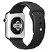 Apple Watch Band, Creazy Sports Silicone Bracelet Strap Band for 42mm Apple Watch (Black)