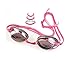 Speedo Women's Vanquisher Mirrored Pink Swimming Goggle Panoramic Anti-Fog Lens
