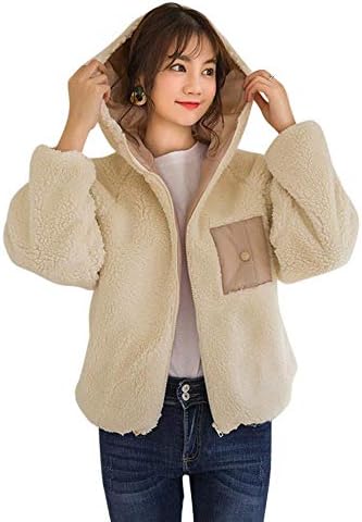 ボアブルゾン ボアコート レディース ボアジャケット フード付き フリースジャケット 長袖 ジャケット ボア コート アウター もこもこ ふわふわ 防寒 ゆったり 厚手 暖かい 可愛い 人気 女性用 ファッション アウトドア 秋冬 通勤 通学