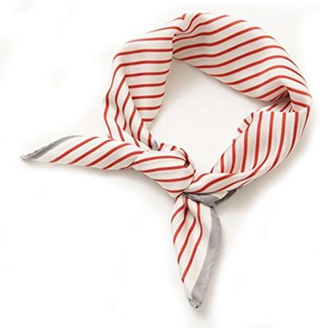 The Genie Marine Square Petit Scarf (Red)