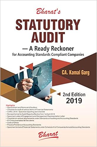 Statutory Audit A Ready Reckoner for Accounting Standards Compliant Companies