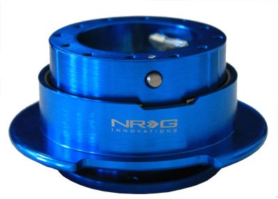 NRG Innovations SRK-250NB Quick Release Kit (New Blue Body/Titanium Chrome Ring)