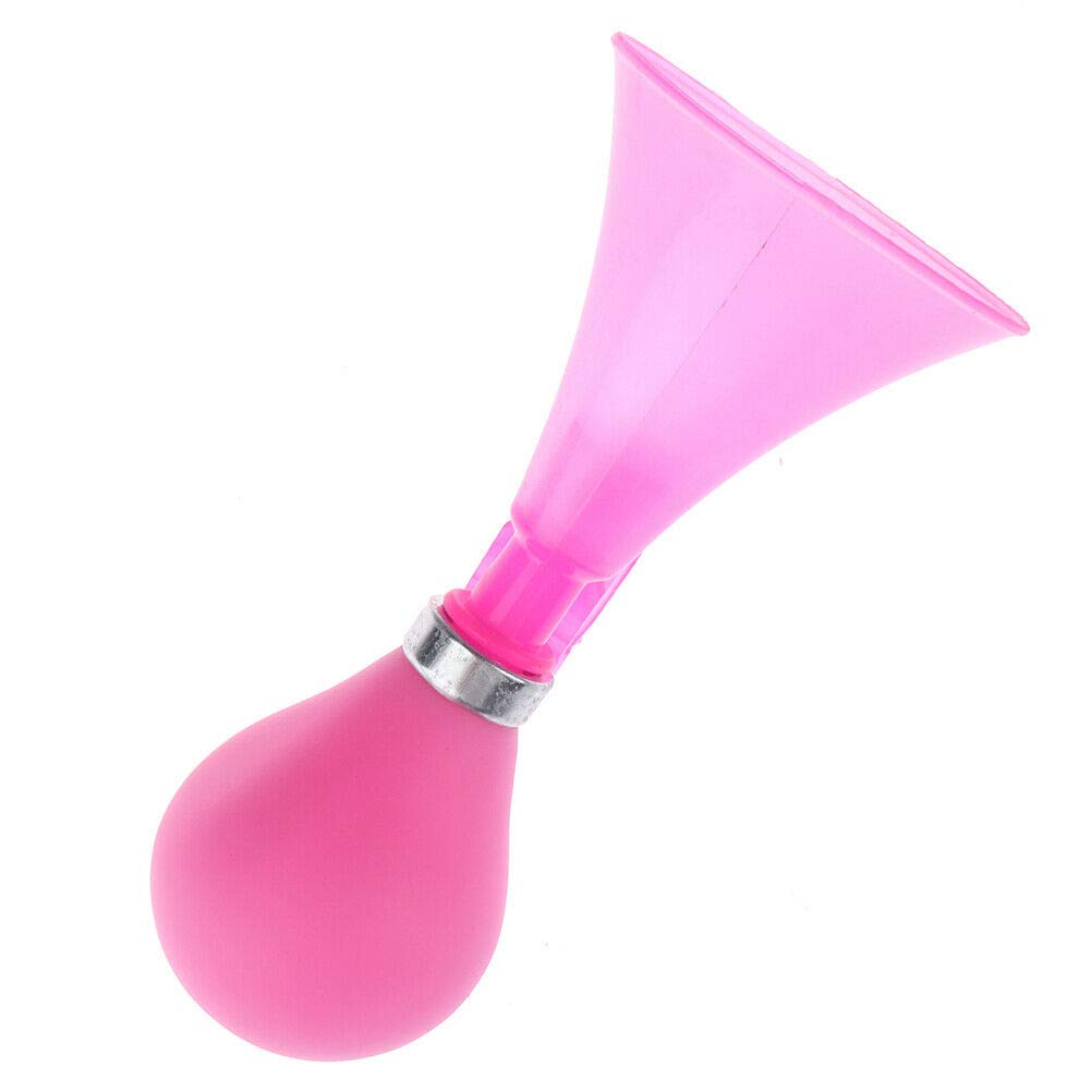 Riloer Kids Bike Bell children's Bicycle Anti-Theft Bell, Silicone Anti-Fall Device, Children's Bicycle Squeeze Horn, Horn Alarm, Suitable for Children's Bicycle Accessories (Pink)
