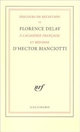Discours de réception de Florence Delay à l'Académie française