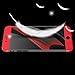 Winhoo iPhone 7/8 Plus Case,3 in 1 Luxury 360° Full Body Protective Ultra Thin Slim Fit an-Scratch Skid-Proof Shock-Absorption Bumper Hard Back Cover Case Skin for Apple iPhone 7/8 Plus (Black&Red)