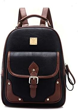 Yoome Vintage Backpack Purse for Women British Wind School Bag Commuter Daypack