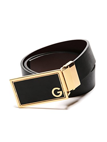 guess men's leather belt