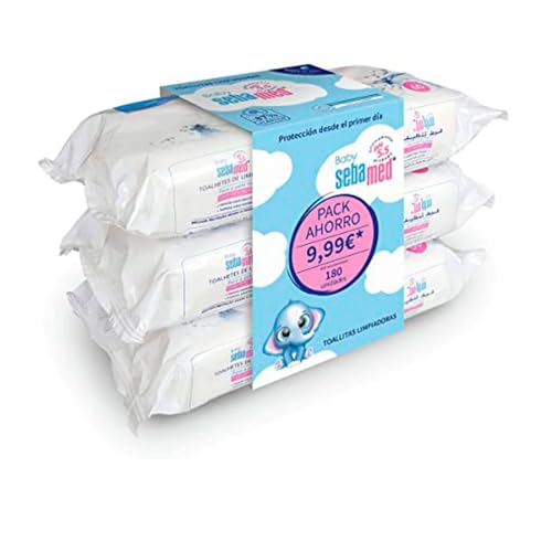 Baby Toalitas Limpiadoras Set 3 x 60