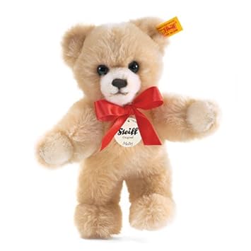 Steiff 19272 Teddybär Molly, 24 cm, stehend, Plüschbär blond, Kuschelteddy Schmuseteddy