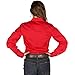 Cinch Apparel Womens Ladies Long Sleeve Button Down Shirt M Red