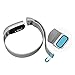 Fitbit Charge 2 Band, Soulen Milanese Loop Stainless Steel Replacement Accessories Magnetic Metal Clasp Large Small Fitbit Charge 2 Wirstband (Silver, Small)