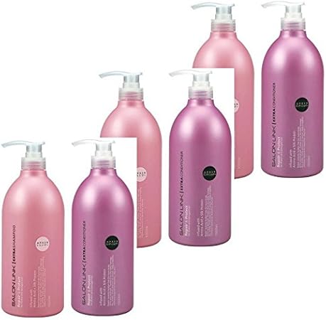 Amazon サロンリンク エクストラシャンプー コンディショナー ｓｐ ３本 ｃｄ ３本 計６本セット ポンプ 1000ml サロンリンク シャンプー 通販