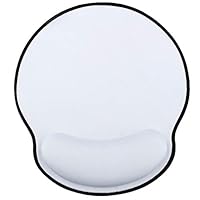 Mouse Pad Wrist Support Ergonomic Memory Foam - Lightweight Rest Nonslip Mousepad for Office,Gaming,Computer, Laptop & Mac,Pain Relief,at Home Or Work (whiteblack)