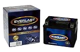 EverLast CTX4L-BS 12V AGM Battery (Fresh Pack, Maintenance-Free Battery with Acid 6-Pack Bottle -4 7/16 L X 2 3/4 W X 3 7/16 H)