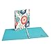 Avery Durable View Binder with 1 Round Rings, Floral (26800)
