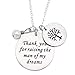 O.RIYA Stainless Steel Thank You for Raising The Man, I Will Take Care of Her Always Necklace (Thank-Raising-Necklacce)