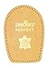 Pedag Perfect Shock Absorbing Heel Pads, Vegetable Tanned Leather and Latex Rubber, Tan, Small (5 to 7L)