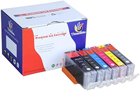 Toner4USA PGI-270XL CLI-271XL Ink Cartridge For Canon PIXMA MG7720 (6 Pack W/Gray)