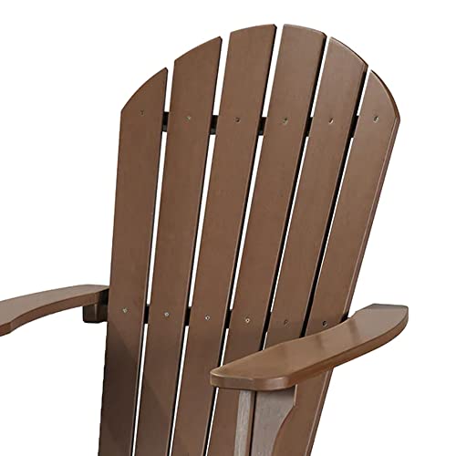 PolyTEAK King Size Adirondack Chair, Easy Maintenance All Weather Patio