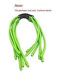 Everydlife Stainless Adjustable Hunting Slingshot 6-String Rubber Bands, 2 Pieces Rubber Bands for Professional Outdoor Slingshot