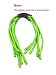 Everydlife Stainless Adjustable Hunting Slingshot 6-String Rubber Bands, 2 Pieces Rubber Bands for Professional Outdoor Slingshot