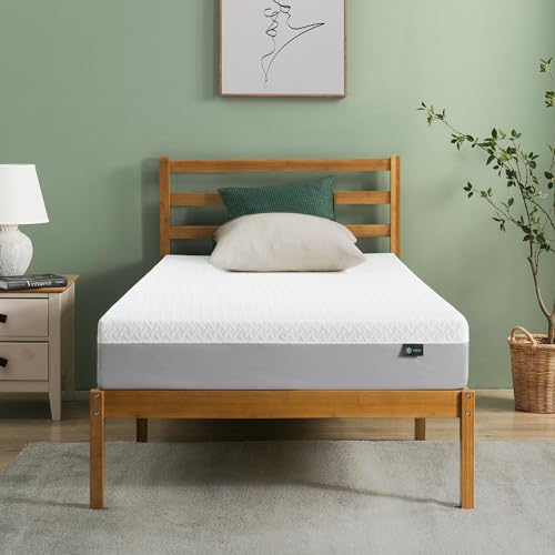 Zinus 8 Inch Green Tea Essential Memory Foam Mattress [New Version], Twin, Fibe…