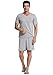 Godsen Men's Casual Wear Cotton Short Pajama Set