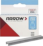 Arrow 224 Heavy Duty P22 Staples for Use with