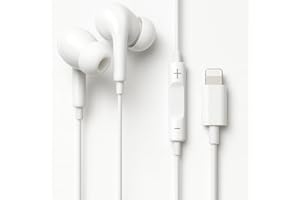 Fone De Ouvido Com Fio Intra Auricular Compativel Com iPhone 14/13/12/11/XR/XS/X/8/SE Microfone integrado Qualidade Premium Compatível Com iOS Compatível Com Lightning