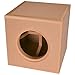 Knock-Down MDF 0.75 ft³ Subwoofer Cabinet for Dayton Audio 8