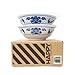 Happy Sales, set of 2 Melamine Oriental Pho Noodle Soup Bowl, 36 Ounce, Blue Lotus Design