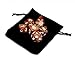 7 Die Polyhedral Dice Set - Copper Sands (Brown Glitter) with Velvet Pouch By Wiz Dice