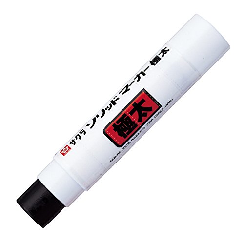 Sakura Crepas Permanent Pen, Solid Marker, Extra Thick, SC-L#49, Black