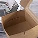 25 Pack Brown Bakery Box with Window 4x4x2.5 inch Eco-Friendly Paper Board Gift Packaging Boxes for Pastries, Cookies, Small Cakes, Pie, Cupcakes (Brown, 25)