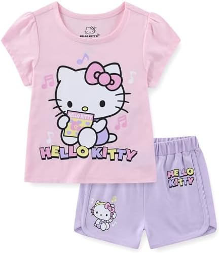 Amazon.com: Hello Kitty Girls Long Sleeve Shirt and Legging Pants