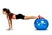 FLEXIFOIL Anti Burst Exercise Ball - Super Dense Wall Structure for Ultimate Support & Durability for Yoga & Pilates. Ideal for Core Stability & Body Conditioning and Workouts at Home