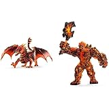 Schleich 42455 - Kampf um die Superwaffe - Frostmonster vs. Feuerlöwe