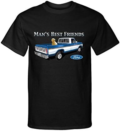 DCDS Man's Best Friends Ford Car Pickup and Dog T-Shirt