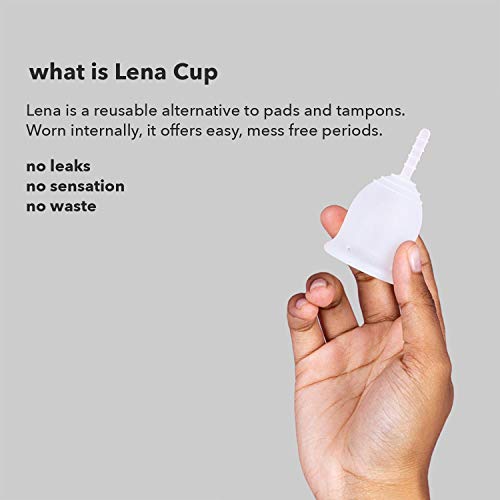 Lena Menstrual Cup Sensitive Large Super Heavy Menstruation Flow
