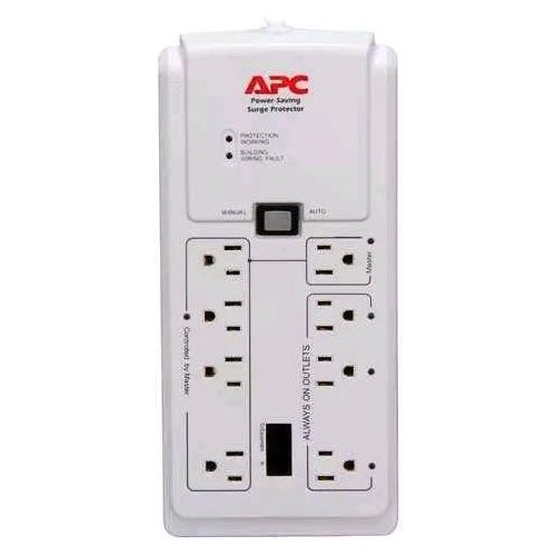 APC P8GT 8 Outlets 120V Power-Saving Home/Office SurgeArrest with Phone Protection - //coolthings.us