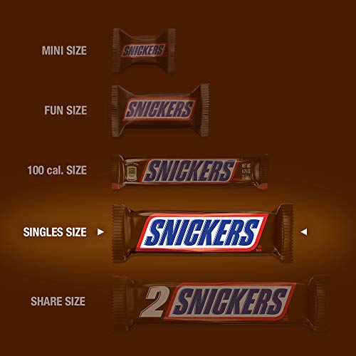 SNICKERS Full Size Bulk Milk Chocolate Candy Bars, 1.86 Ounce (Pack of 48) Pricepulse