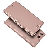 Cavor Sony Xperia XZ Premium Case, Classic PU Leather Wallet Case Slim Folio Book Cover with Credit Card Slots, Cash Pocket, Stand Holder, Magnet Closure for Xperia XZ Premium (5.5