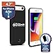 Backup Battery Charger Protective Case 6000mAh iPhone 6 6s, iPhone7 & iPhone 8. Almost 230% Extra Juice, Fast-Charging Power Bank. Light Slim + Gift: Glass Screen Protector
