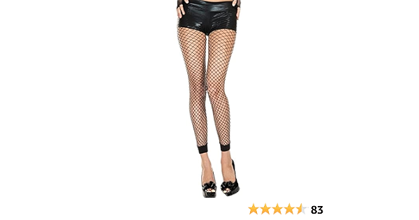 Diamond Net Footless Spandex Tights 