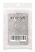 INDRESSME 2-Sided Vertical Genuine Leather ID Badge Holder with Lanyard (Grey)
